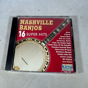 Nashville Banjos 16 Super Hits CD Banjo Instrumentals King Records KSCD-1485